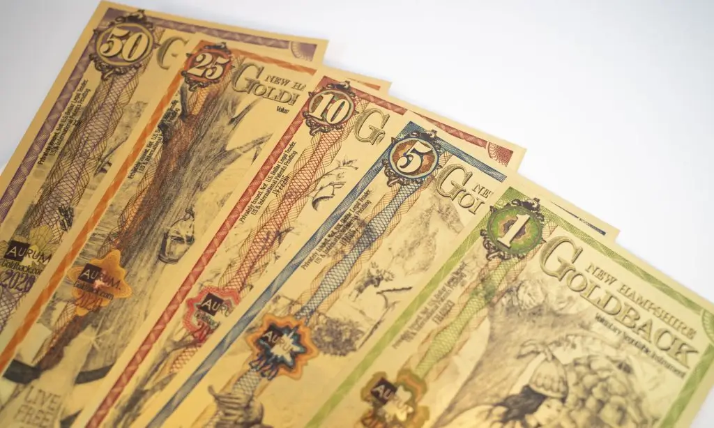 New Hampshire Goldbacks