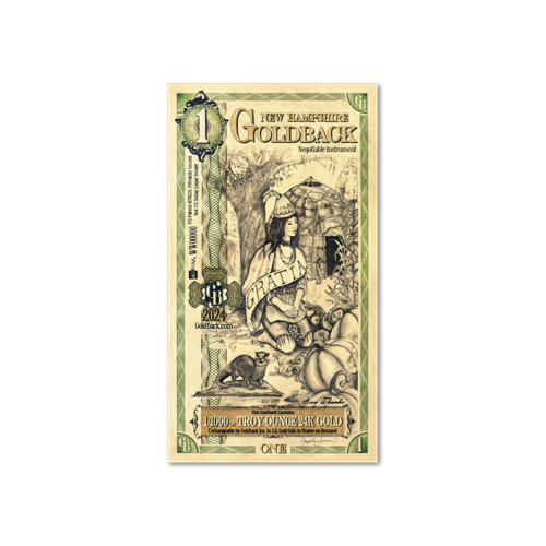 1 New Hampshire Goldback