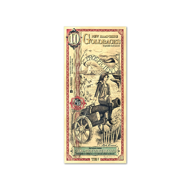 10 New Hampshire Goldback